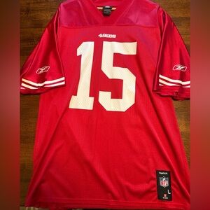 Reebok San Francisco 49ers Michael Crabtree Football Jersey Mens Size large Red